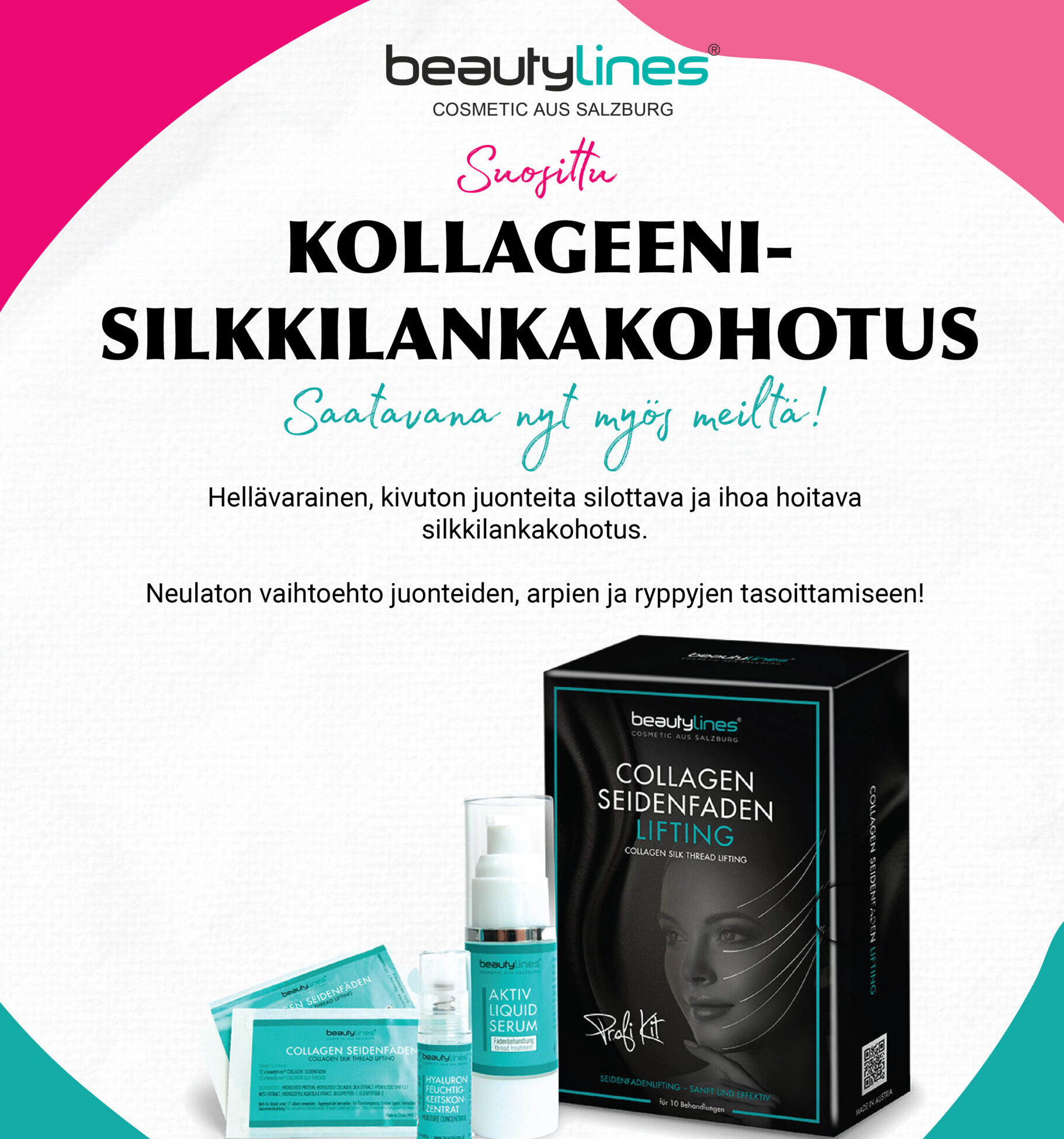 Hoitokuva: Beautylines-silkkilankakohtus